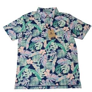 Chubbies Men's Polo 2.0 Shirt "Night Fauna" Size M Medium